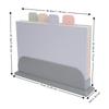 4pcs Plastic Chopping Board Set Colorful Color Coded Cutting Boards Cutting Boards  Home Kitchen