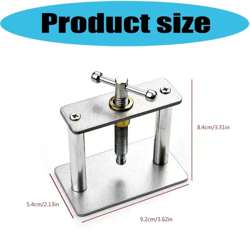 Watch Press Tool Set Simple Spiraling Watch Case Press Machine Back Case Closer Easy Operation for DIY Hobbyists Repair