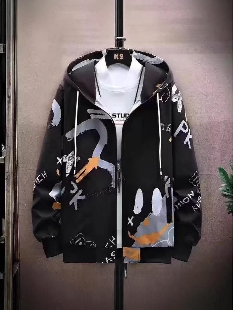 Бархатная толстовка для подростков, осень/зима - Стильная, свободного кроя куртка