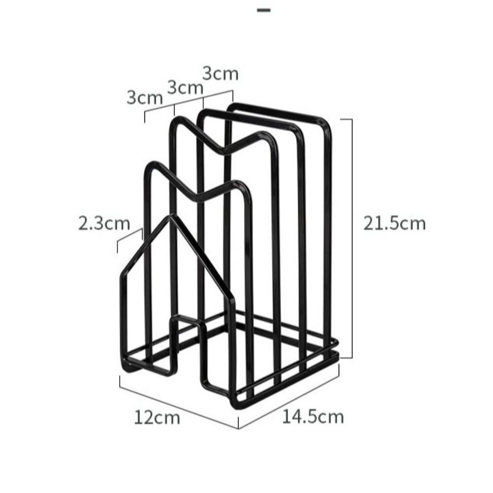 Multilayer Cutting Board Rack Stable Metal Cutting Board Rack Shelf Space Saving Pots Pan Lids Rack Restaurant Home Kitchen