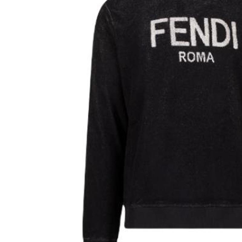 FENDI SS22 Sweatshirt Men's Black FY0178AKDIF0QA1