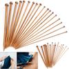 36pcs/set Bamboo Knitting Needles for Beginner Professional Sweater Crochet Needles Set 18 Sizes From DIY Knitting