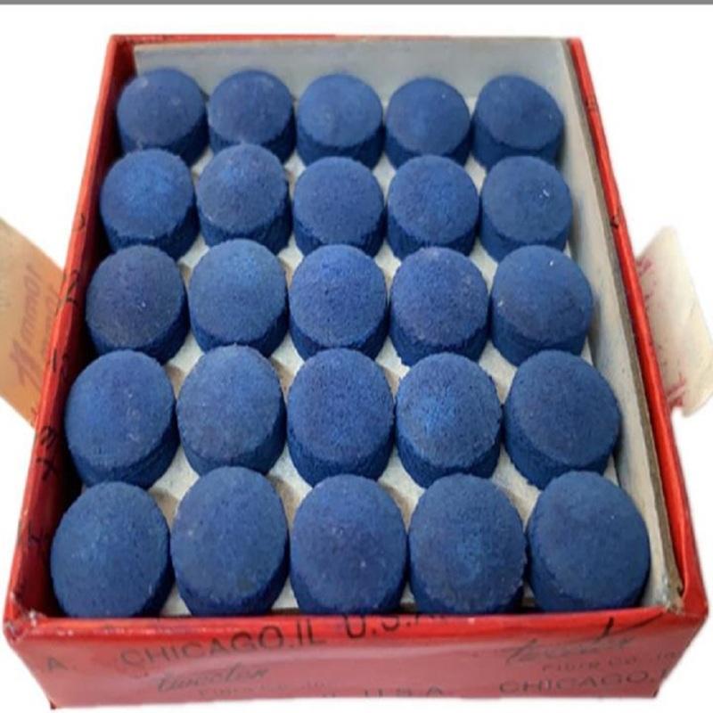 50pcs Cue Tips Glue-on Pool Billiards Snooker Cue Tips Stick Accessories