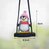 Качели сани Пингвин Автомобильный кулон Джентльмен Пингвин Авто Зеркало Заднего Вида Украшения Интерьера Автомобиля Аксессуары Животных Куклы Игрушки