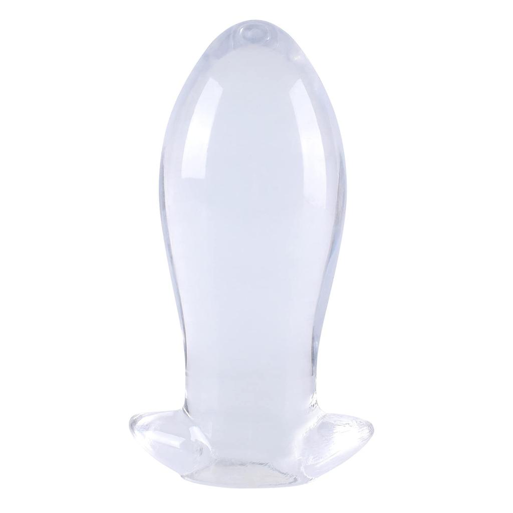 Orirya Anal Plug Anal Development Soft TPE Transparent Egg Shape Anal Goods Anal Stopper For Women Adult Goods For Men Anal Plug SM Goods Anal Plug