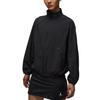 Спортивная дышащая куртка Dri-FIT Tunnel с логотипом, однотонная, воротник-стойка, свободный крой, рукав реглан, длинный рукав, женская куртка HQ8896-010