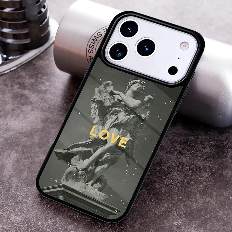 Греческая эстетика Гипсовая статуэтка Чехол для телефона для iPhone 17 16 15 Pro Max Air 14 13 12 11 Plus Ударопрочный чехол