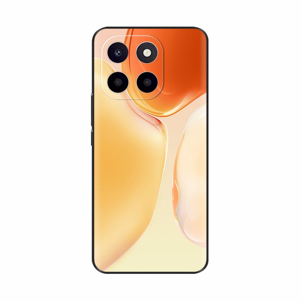 Чехол для Honor X6c Милый ТПУ Силиконовый Чехол для Телефона Для Honor X6c Задняя Крышка HonorX6c X 6C С Принтом Цветов Мягкий Силикон Coque Fundas