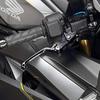 Комплект рычагов ZETA RACING CBR250RR Pivot Street, черный, складной, из высокопрочного алюминиевого сплава, бесступенчатая регулировка положения рычага, автоматический возврат рычага