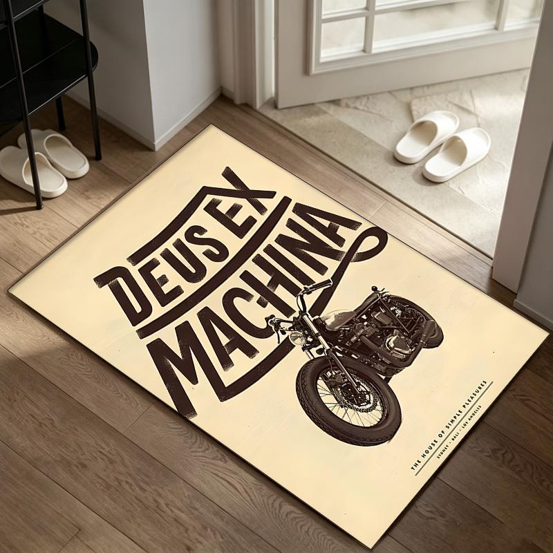 Deus Ex Machina Brand A rug suitable for office chair areas living rooms and computer desks perfect for home offices and an ideal holiday gift