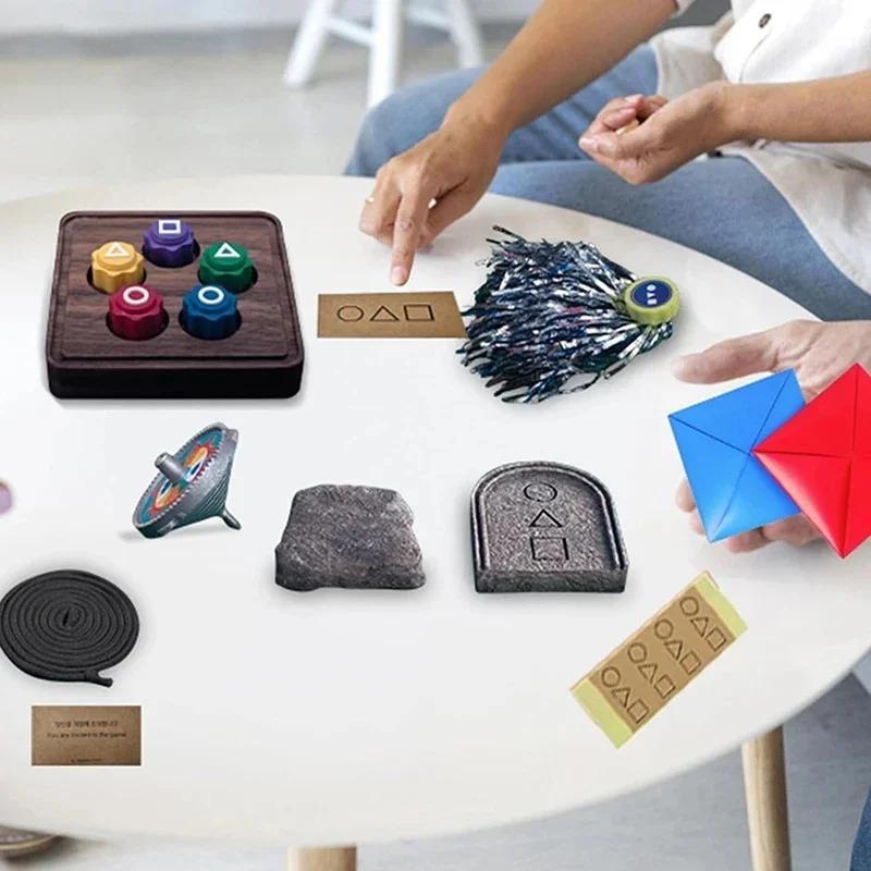 1шт. Набор корейских игр Gonggi, игрушки для ловли камней Gonggi, забавная корейская игра с кальмарами, традиционные игры, игрушки для снятия стресса, детские подарки