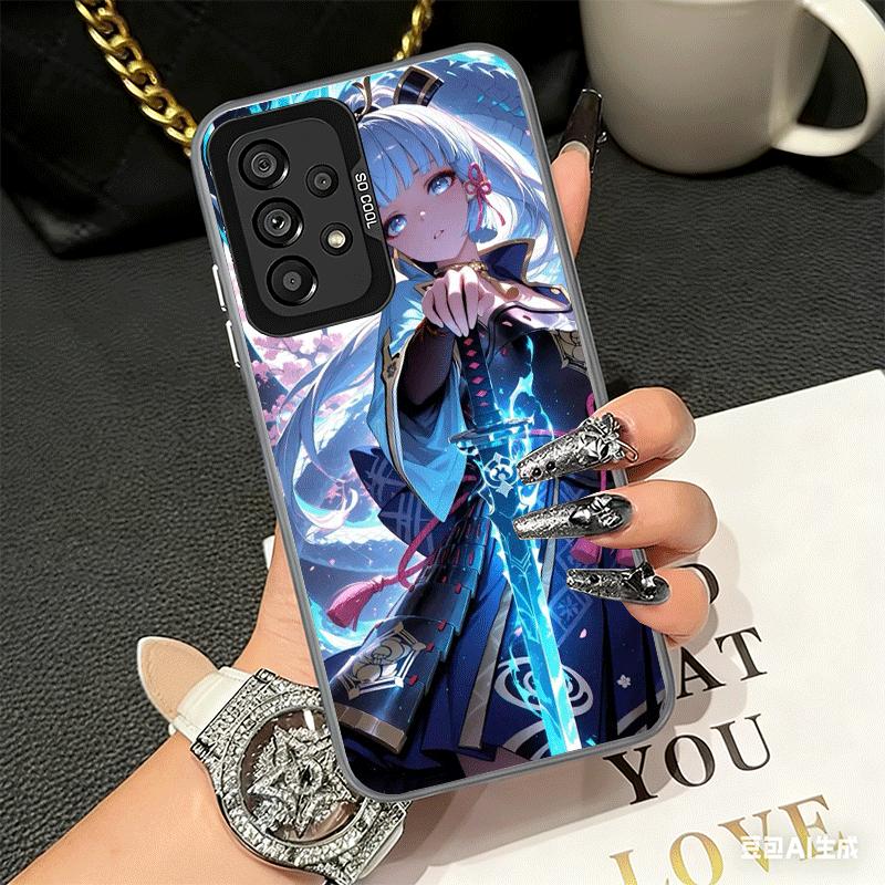 Genshin Impact Kamisato Ayaka Soft Phone Case for Samsung A17 A16 A15 A14 A13 A57 A56 A55 A54 A53 A37 A36 A35 A34 A33 A26 A25 A2