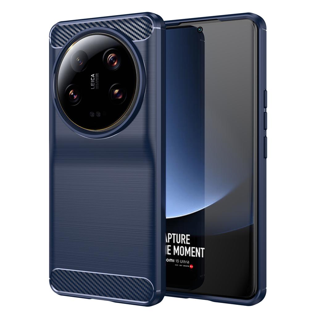 Чехол из ТПУ с текстурой карбонового волокна для Xiaomi 13 Ultra, устойчивый к царапинам, с матовой поверхностью.