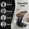 Boot Dryer Shoe Dryer, Glove Dryer & Boot Warmer With Heat Blower, Portable Adjustable Rack And Timer, Folding Design & Quick Drying For Shoes