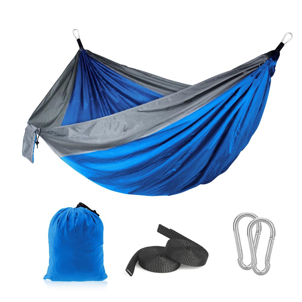 Тканевый гамак с парашютом, качели для сна, качели для одного человека, путешествия на открытом воздухе, отдых, отдых, подвесная кровать Hamak, прочный для выживания