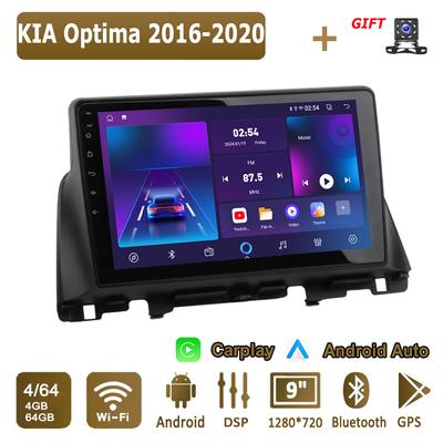 Android Carplay автомобильное радио для KIA Optima 2016-2020 мультимедийный проигрыватель головное устройство стерео GPS навигация BT WIFI 4+64 ГБ