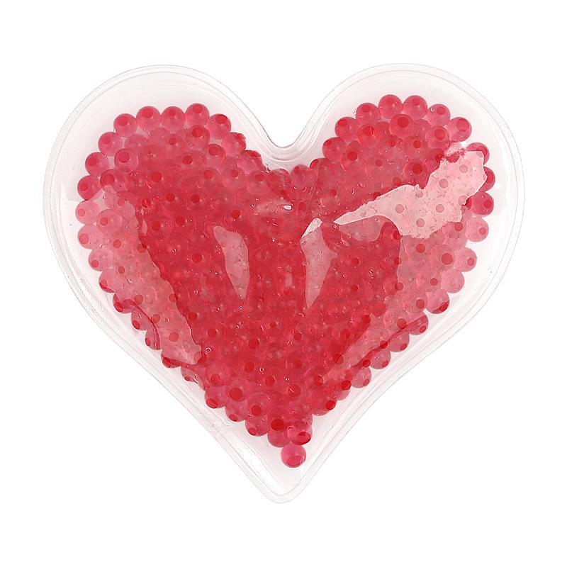 Гелевые круглые бусины в форме сердца Горячие и холодные пакеты со льдом Уход за глазами Успокоение зубов Пакеты со льдом для ухода за глазами Многоразовые