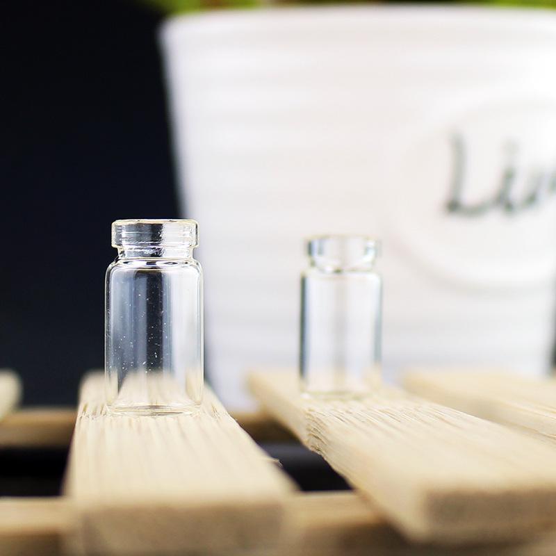 Adorable Mini Glass Wish Bottles with Cork Lids and Plastic Stoppers for DIY Projects