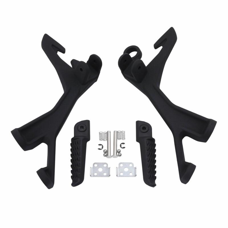 Rear Passenger Footrests Pegs Bracket For Kawasaki Ninja 400 2018-2024 Z400 2019-2024 Z500 2024