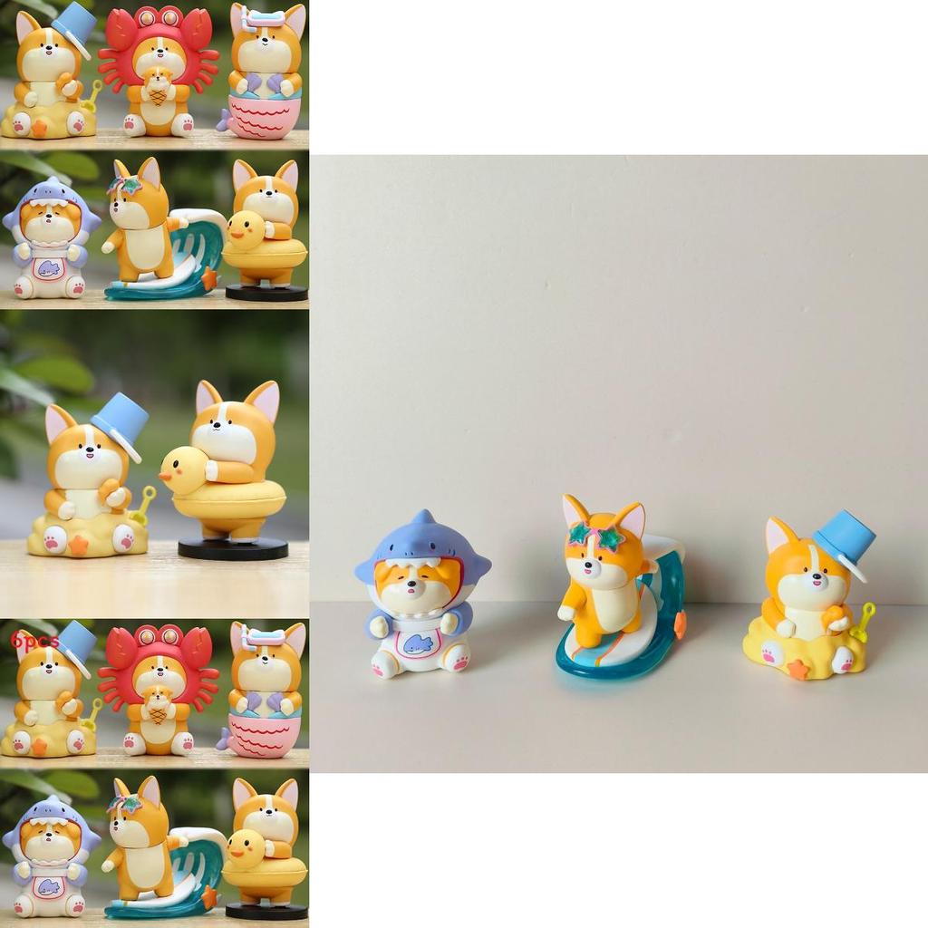 Корги Креативная ПВХ Фигурка Блайнд Бокс Подарок для Коллекционеров и Любителей Собак