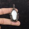 Howlite Pendant Copper Wire Wrapped Gemstone Pendant Howlite Jewelry Elegant Pendant Handmade Copper Jewelry Brand New Pendant Gift For Her