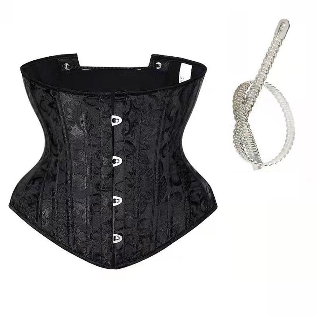 Gothic Solid Color Lift Up Female Waist Corset Wide Spandex Belt Women Fashion Slimming Waistband Adjustable Corsets