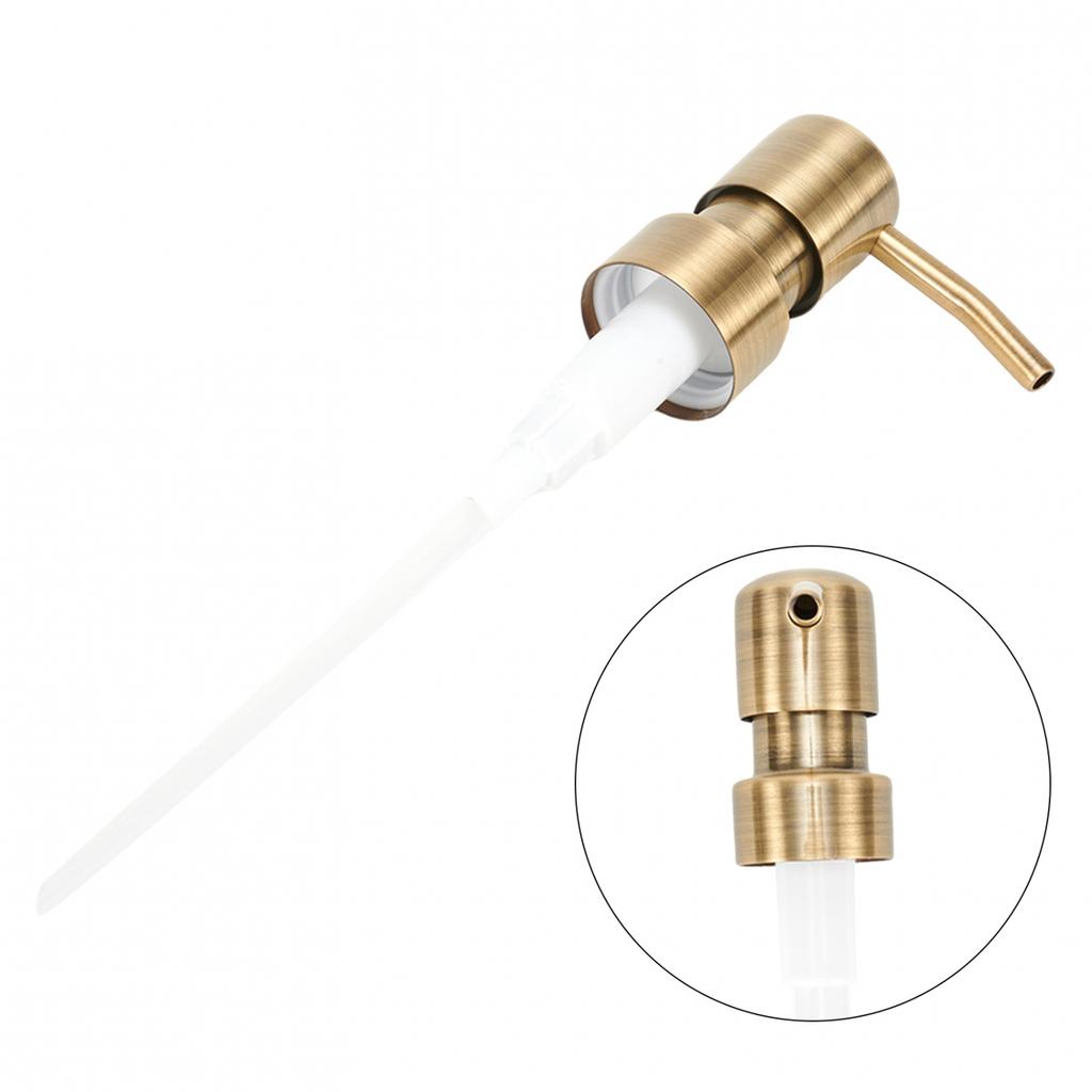 Практичная головка насоса для лосьона из нержавеющей стали нажимного типа для повседневного использования