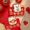 Thickened New Year Folding Red Envelopes Traditional Money Packet Cartoon Red Pocket  Kids Gift