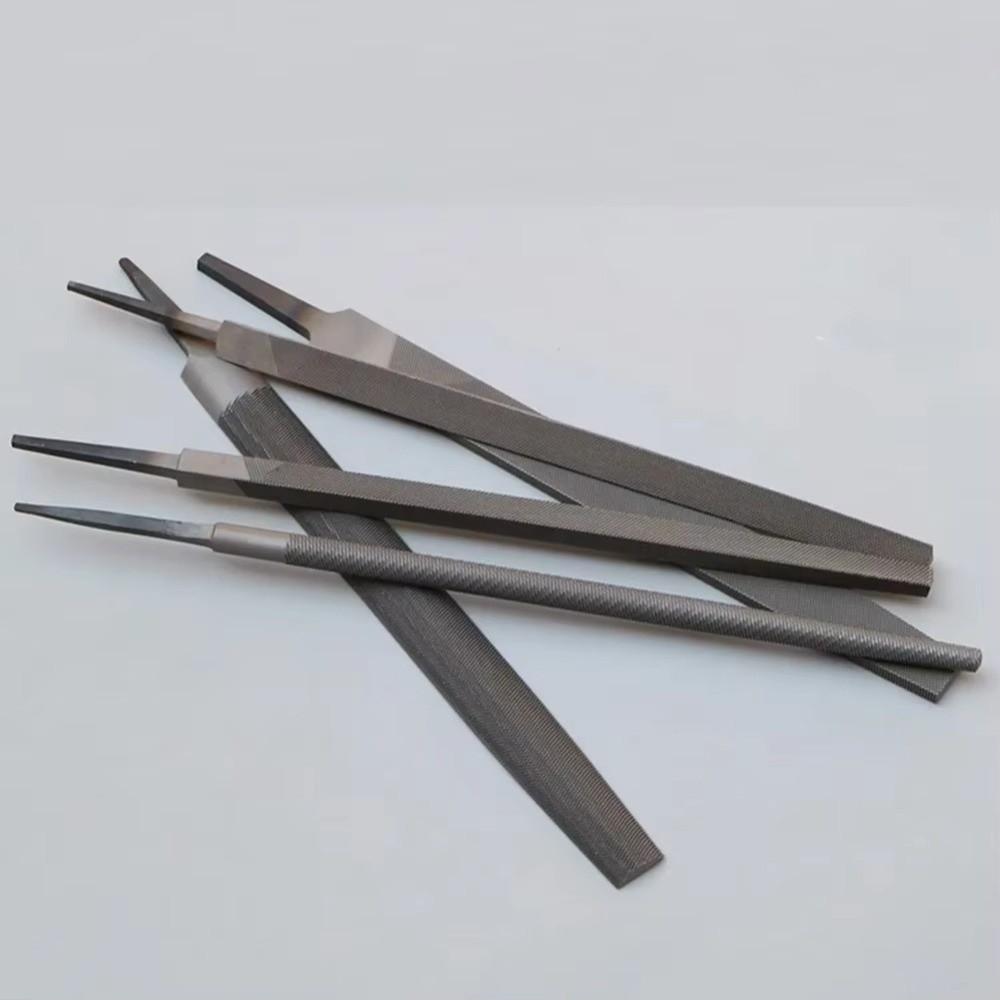 5Pcs Flat/Round/Half Round/Triangle/Square Woodworking Steel Rasp 6 Inch File Flat For Metalworking