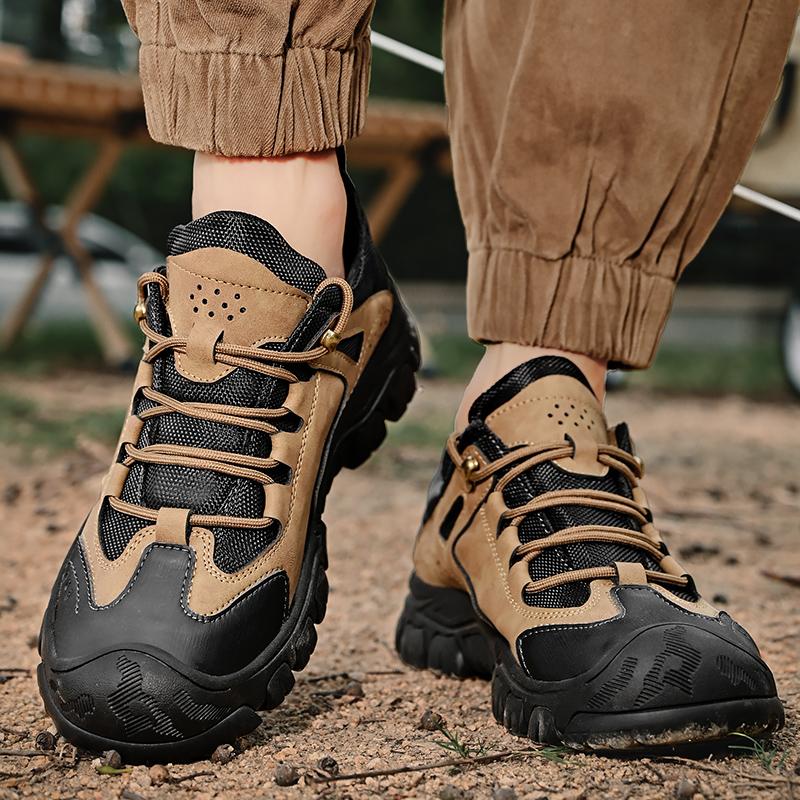 Модная мужская обувь из натуральной кожи, высококачественная мужская походная обувь, горячая распродажа, мужские кроссовки для активного отдыха, классическая повседневная обувь на шнуровке для мужчин