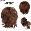 MISS WIG Synthetic Short Wavy Hair Claw Messy Ponytail Wig Extension Effortless Styling And Volume Boost