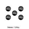 14mm 21mm 26mm Aluminum Car Remote Key Emblem Stickers For Ford mk2 mk3 Ranger Mondeo mk4 S-MAX Kuga Mustang Fusion Car Styling L8