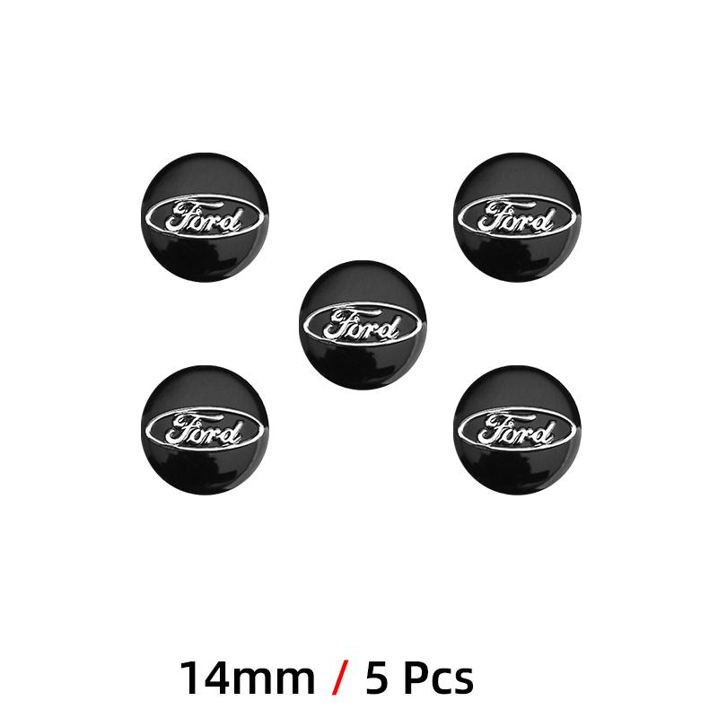 14mm 21mm 26mm Aluminum Car Remote Key Emblem Stickers For Ford mk2 mk3 Ranger Mondeo mk4 S-MAX Kuga Mustang Fusion Car Styling L8