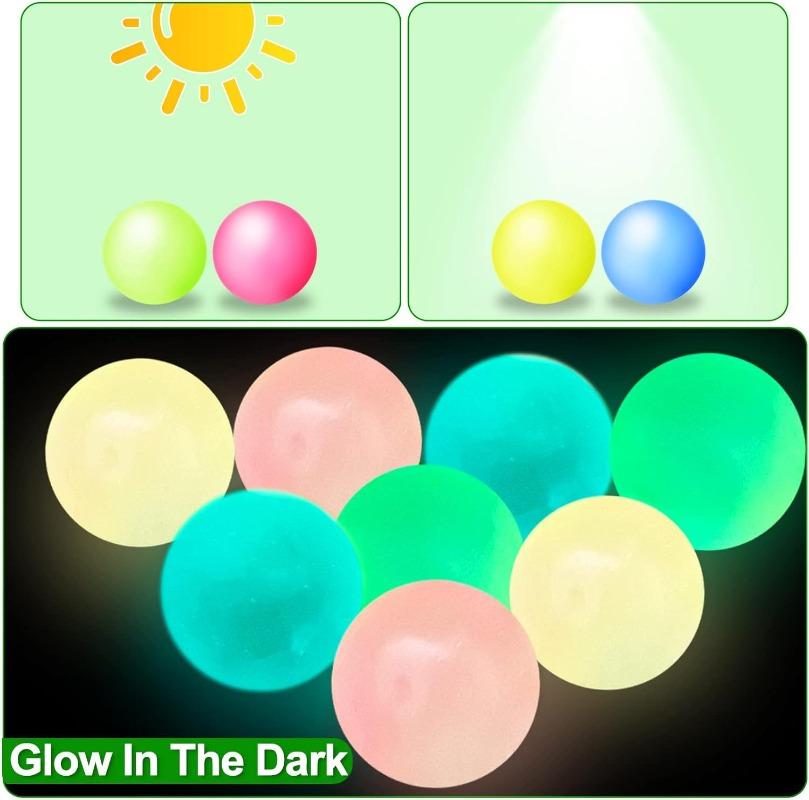 Dream Balls Glow In The Dark That Stick Glow-in-the-dark Ball Venting Balls Pinch Balls Party Decoration Children's Gifts
