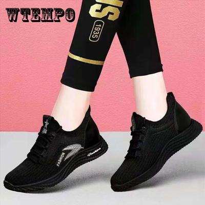 Женская сетчатая обувь, летающие кроссовки из тканой сетки, дышащие универсальные повседневные легкие кроссовки с мягкой подошвой