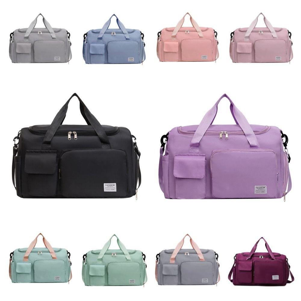 Oxford Travel Luggage Bag Foldable Large Capacity Handbag Storage Bag Nylon Duffle Bag Sports
