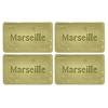 A La Maison de Provence Hand and Body Solid Soap, Lavender Rosemary Olive Oil, 4 Bars, 100g (3.5oz) Each