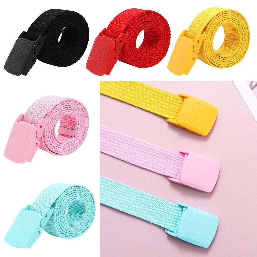 Fashion Dress Decoration Color Waist Strap Waistband Canvas Belts Waist Belts