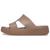 Fashionable Simple Elegant Slip-Resistant Shock-Absorbing Slide Sandals Women Sandals Brown 209409-2Q9