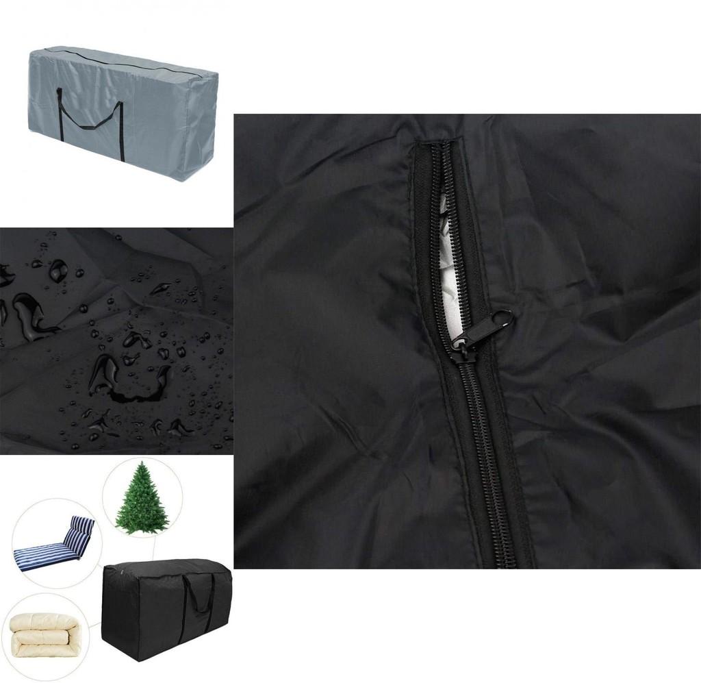 Lightweight Outdoor Cushion Waterproof Cover Large Capacity Waterproof Furniture Pouch