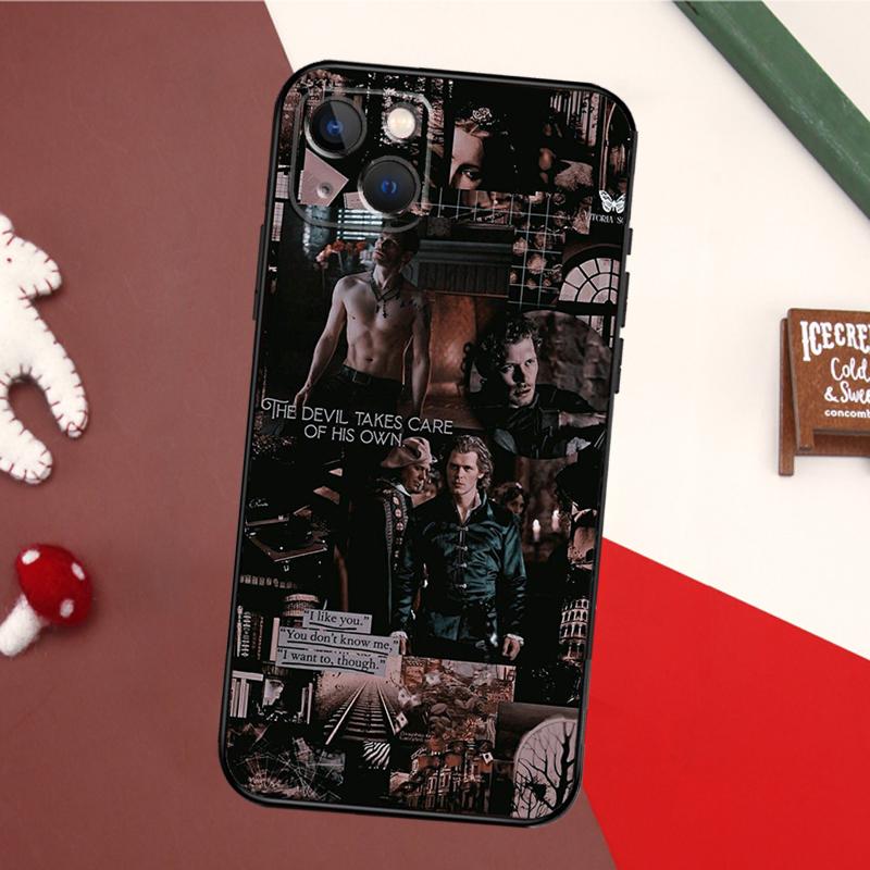 Кейс Клаус Майклсон Дневники Вампира Для iPhone 16 15 14 13 12 Mini 11 Pro Max X XR XS 7 8 Plus Мягкий Бампер Чехол