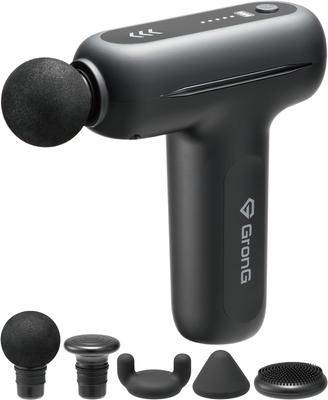 Grong Вес выпуска Амплитуда вибрации 5 Вибрация 5 Головка Тихий Зарядный Пистолет, 380 г, 8 мм, Уровни, Формы, Дизайн, Type-C