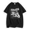 G-green Day Rock Band Printed Summer Unisex and Women O-neck T-shirt Casual Loose Streetwear Cotton Short-sleeved Pullover