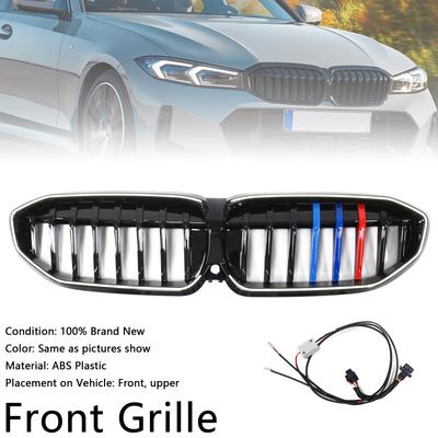 Черная решетка радиатора 51138072085 подходит для BMW 3 серии G20 2019-2022 M-Style