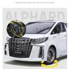 Новая 1/18 Toyota Alphard MPV Модель автомобиля из сплава Литая металлическая игрушка Коммерческие автомобили Модель автомобиля Звук и свет Симуляция Подарок для детей