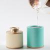 1Pc Solid Mini Empty Tea Tin Can Household Green Black Tea Sealed Jar Portable Travel Small Tea Packaging Box Paper Storage Can