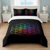 Coldplay Bedroom 3Pcs Bedding Set Soft Bed Sheet Pillowcases Home Bedding Decoration