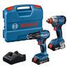Combo Kit 18V Gdx 18V-285 + Gsb 185-Li 2*2.0Ah - B 6019N2124
