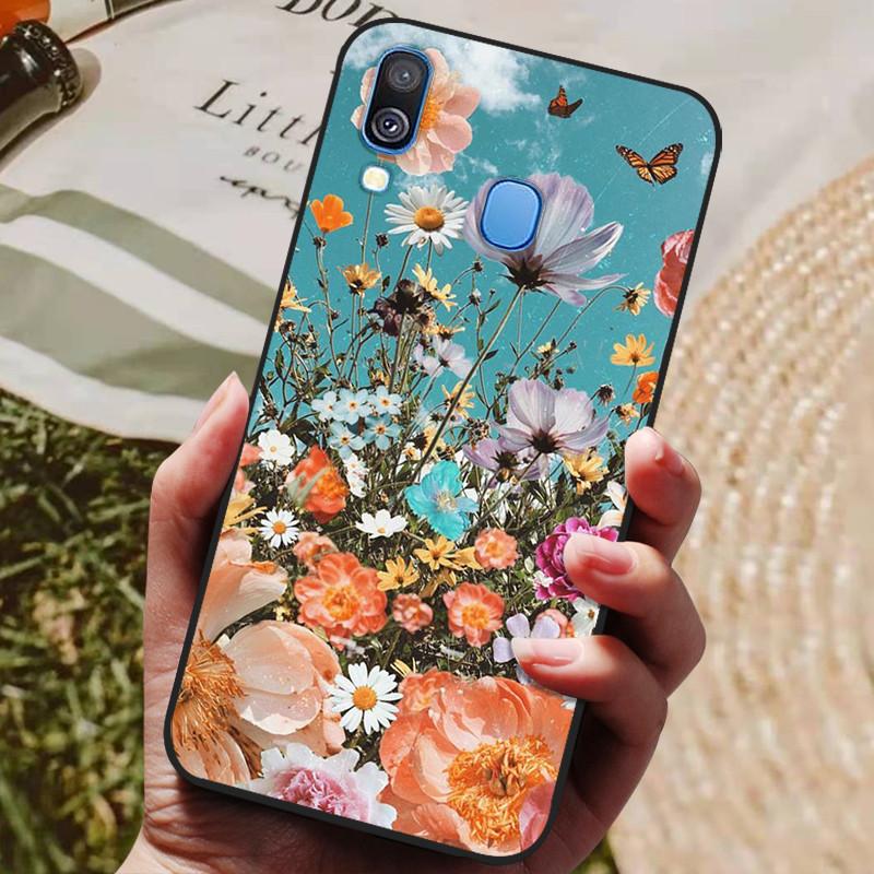 Чехол Для Samsung A40 Чехол Мягкий ТПУ Чехол для задней панели телефона Для Samsung Galaxy A40 Силиконовый чехол Coque A 40 A405 A405F Бампер Fundas Сумка