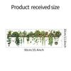 PVC Plant Branch Wall Decoration Hanging Basket Wall Decals Fresh Wallpaper  Background Wall